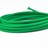 Dekoratif Örgülü Yeşil Renkli Kumaş Kablo