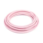 Dekoratif Örgülü Açık Pembe Renkli Kumaş Kablo